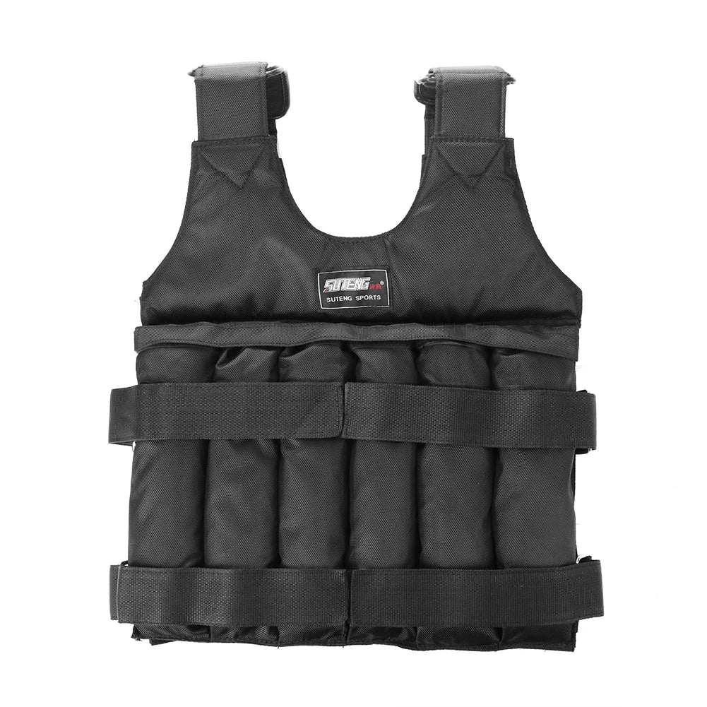 Adjustable Weight Vest for Running and Training - 3/15/20/35/50 Kg Load Capacity Fitness Jacket