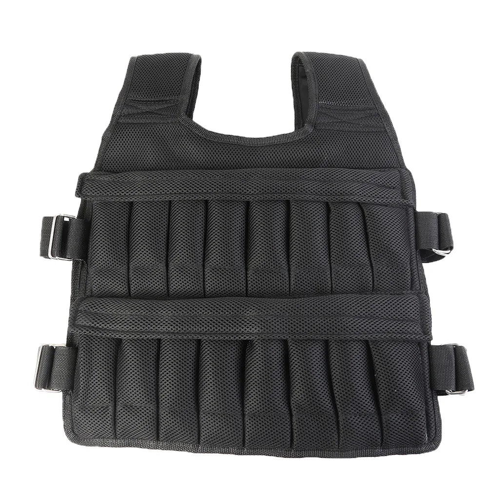 Adjustable Weight Vest for Running and Training - 3/15/20/35/50 Kg Load Capacity Fitness Jacket
