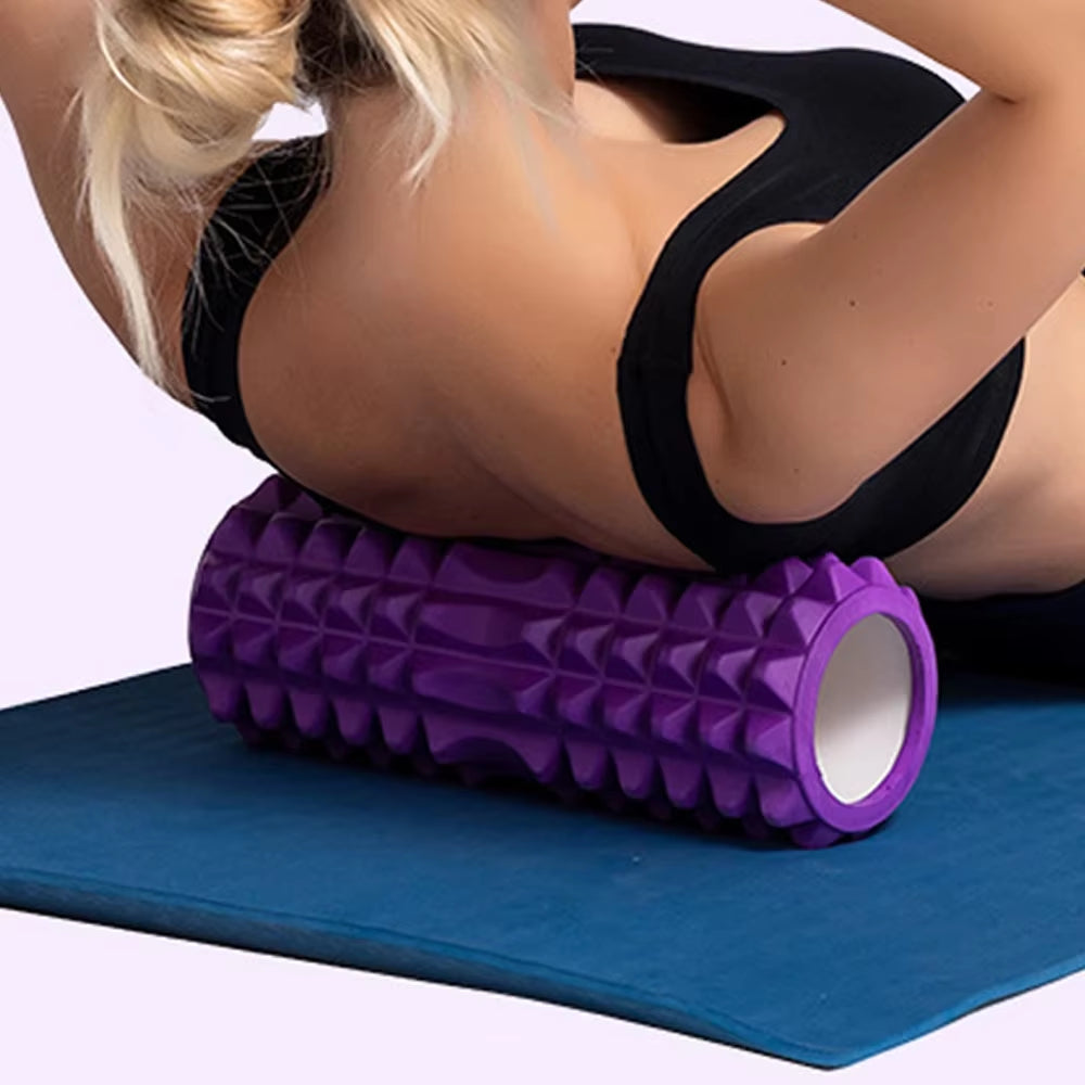 30cm Foam Roller for Yoga and Pilates - Muscle Training and Trigger Point Therapy for Home Gym Fitness
