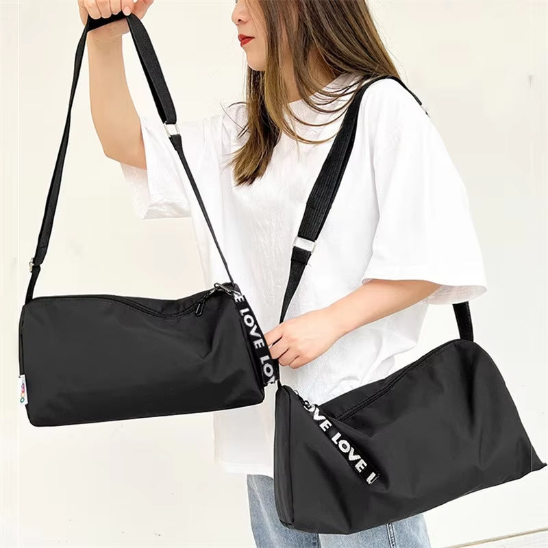 Women's Waterproof Gym Bag - Ultralight Fitness Duffle for Outdoor Travel and Sports Activities