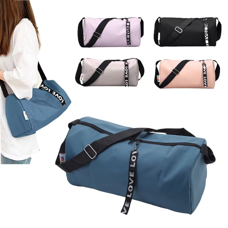 Women's Waterproof Gym Bag - Ultralight Fitness Duffle for Outdoor Travel and Sports Activities