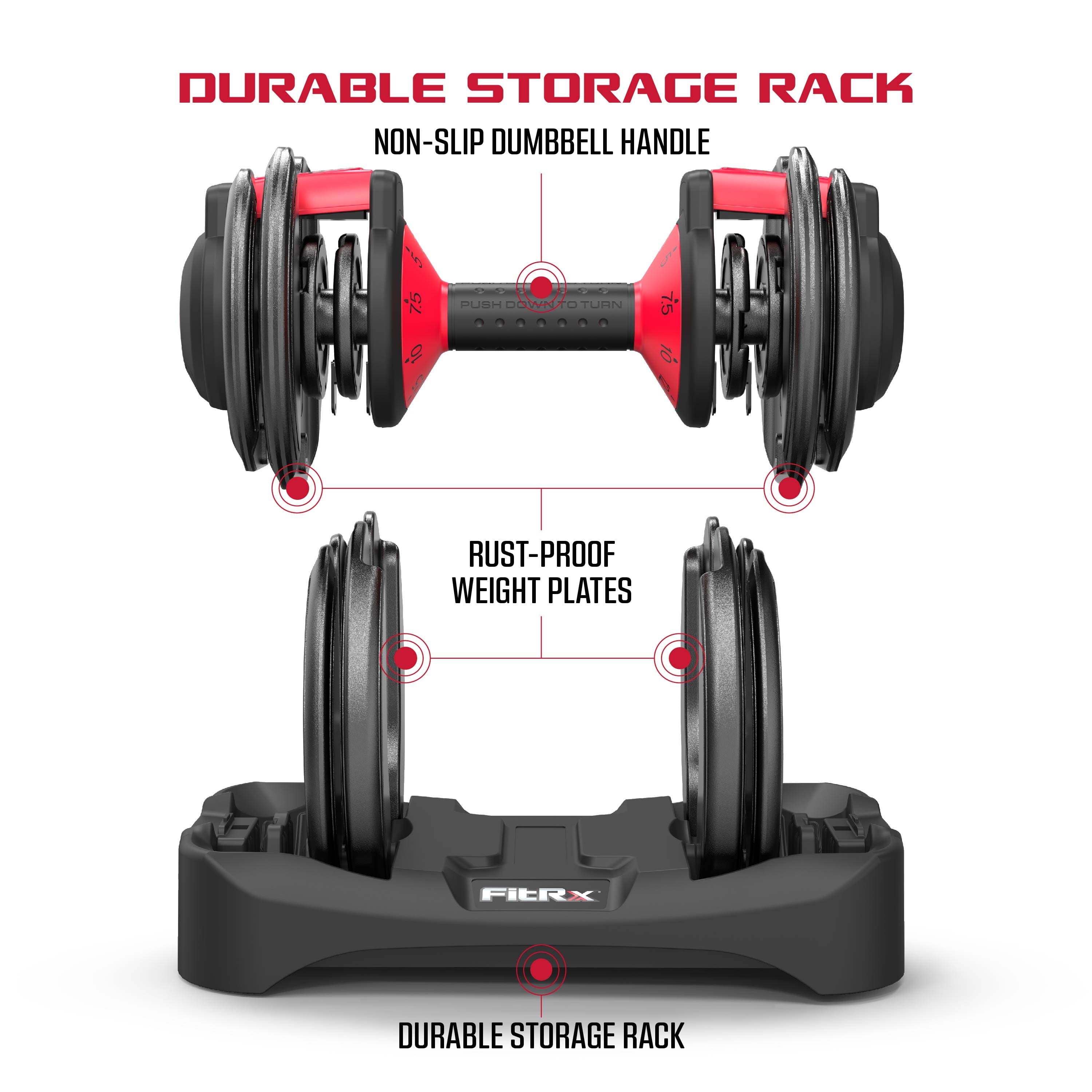 Adjustable Dumbbell Set, 2-Pack 25 lb Smartbell with 9-in-1 Quick-Select Weight Adjustments in 2.5 lb Increments for Home Gym Use