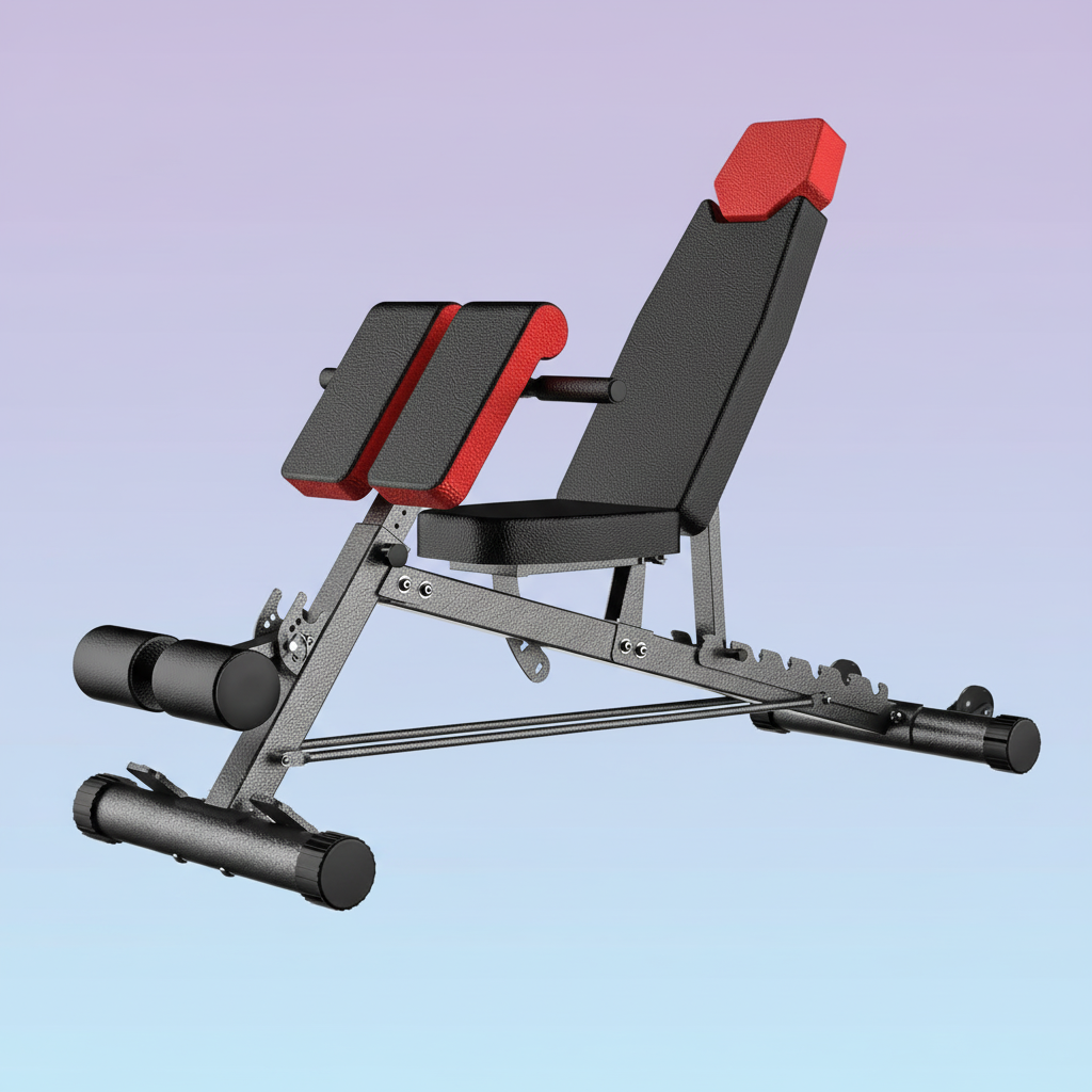 Weight Bench with lighter background